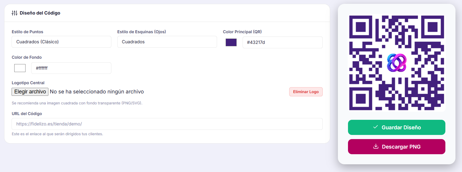 Generador de c&oacute;digos QR para tiendas y servicios de hosteler&iacute;a para fidelizaci&oacute;n