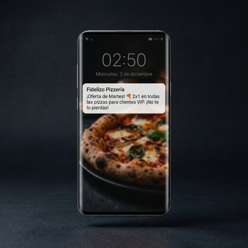 Notificación Push - Oferta Pizza